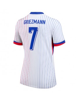 Billige Frankrike Antoine Griezmann #7 Bortedrakt Dame EM 2024 Kortermet